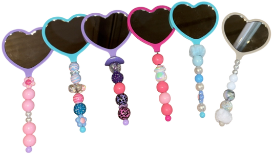 Custom Handmade Heart-Shaped Mirrors